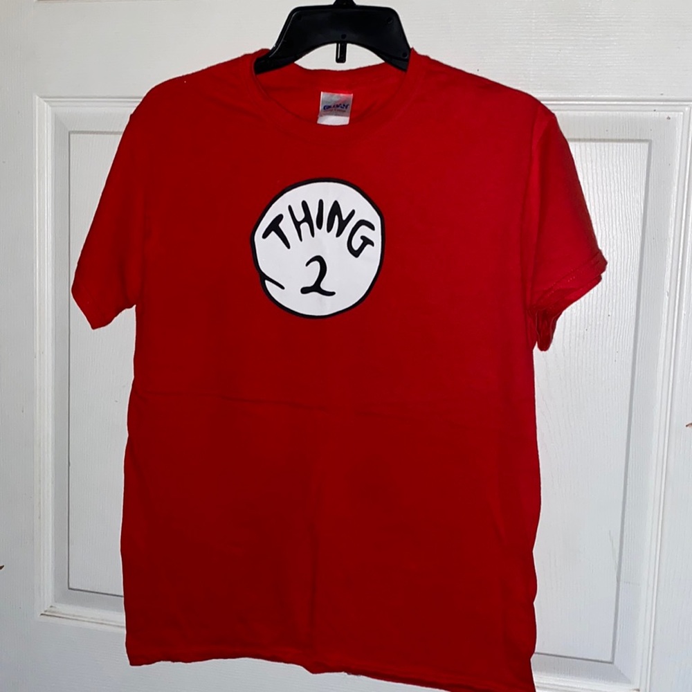 *Used* Gildan 100% Cotton Red “Thing 2” T-Shirt Size S